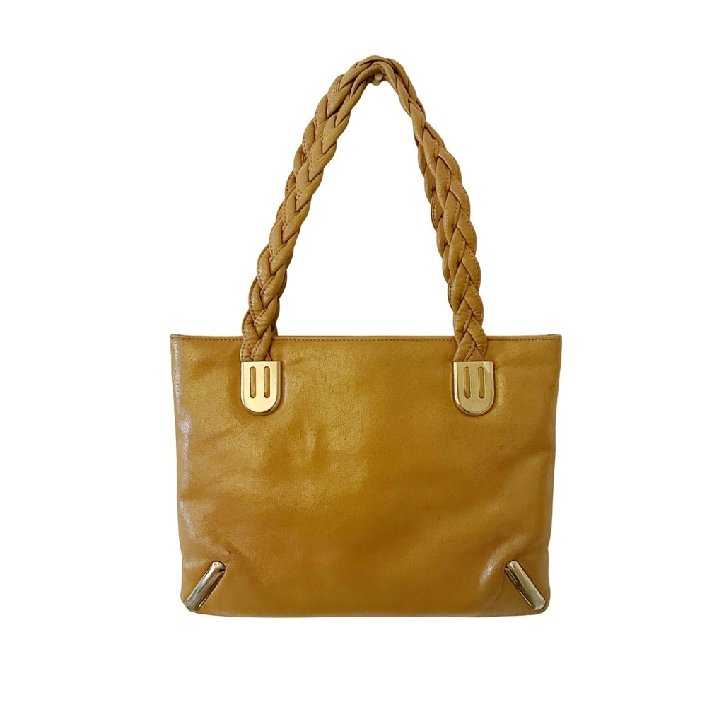 Vintage Bag with Braided Handle